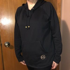 Michael Kors hoodie jacket with rhinestone detail